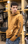Carhartt Logo Sleeve Hoodie for Men in Carhartt Brown