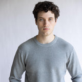 1897 Original Knit Crewneck Sweater for Men in Silver Heather
