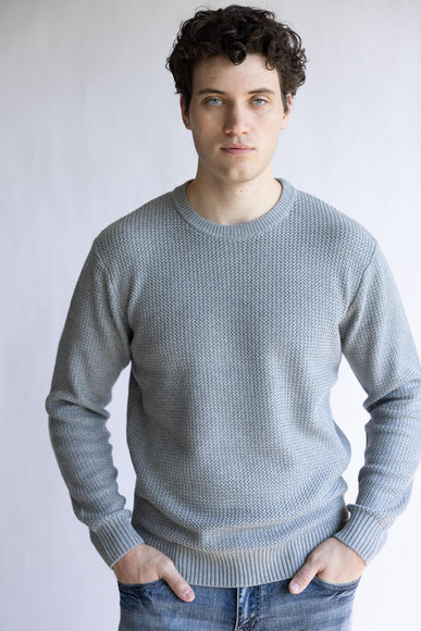 1897 Original Knit Crewneck Sweater for Men in Silver Heather