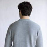 1897 Original Knit Crewneck Sweater for Men in Silver Heather
