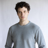1897 Original Knit Crewneck Sweater for Men in Silver Heather