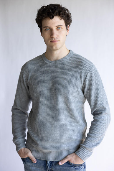 1897 Original Knit Crewneck Sweater for Men in Silver Heather