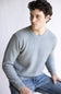 1897 Original Knit Crewneck Sweater for Men in Silver Heather