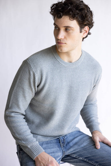 1897 Original Knit Crewneck Sweater for Men in Silver Heather