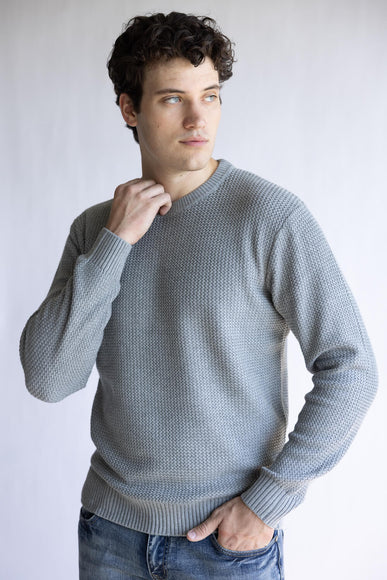 1897 Original Knit Crewneck Sweater for Men in Silver Heather