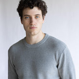 1897 Original Knit Crewneck Sweater for Men in Silver Heather