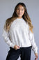 1897 Active Camo Crewneck Fleece Sweatshirt for Women in Beige
