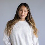 1897 Active Camo Crewneck Fleece Sweatshirt for Women in Beige