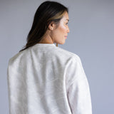 1897 Active Camo Crewneck Fleece Sweatshirt for Women in Beige