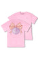 Simply Southern Plus Size Shell Mineral Wash T-Shirt for Women in Petal