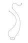 Kendra Scott Elisa Ivory Short Pendant Necklace in Rhodium