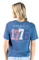 Simply Southern America 1776 T-Shirt for Women in Overcast Blue