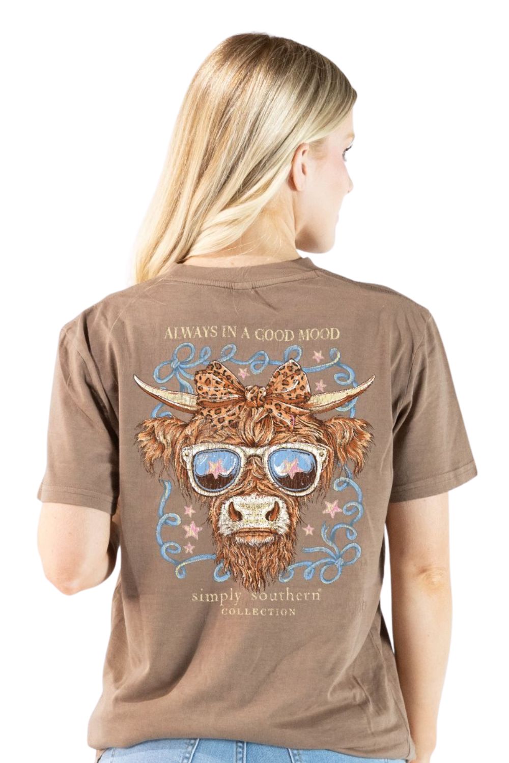 Simply Southern Always In A Good Mood Mineral Wash T-Shirt  display picture 1