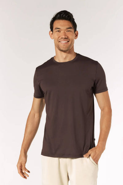 7Diamonds Core Crew T-Shirt for Men in Bordeaux