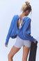 FP Movement My Time Layer Tee for Women in Light Cobalt