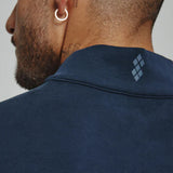 7Diamonds REV Quarter Zip Pullover for Men in Navy