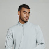 7Diamonds REV Quarter Zip Pullover for Men in Platinum