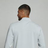 7Diamonds REV Quarter Zip Pullover for Men in Platinum