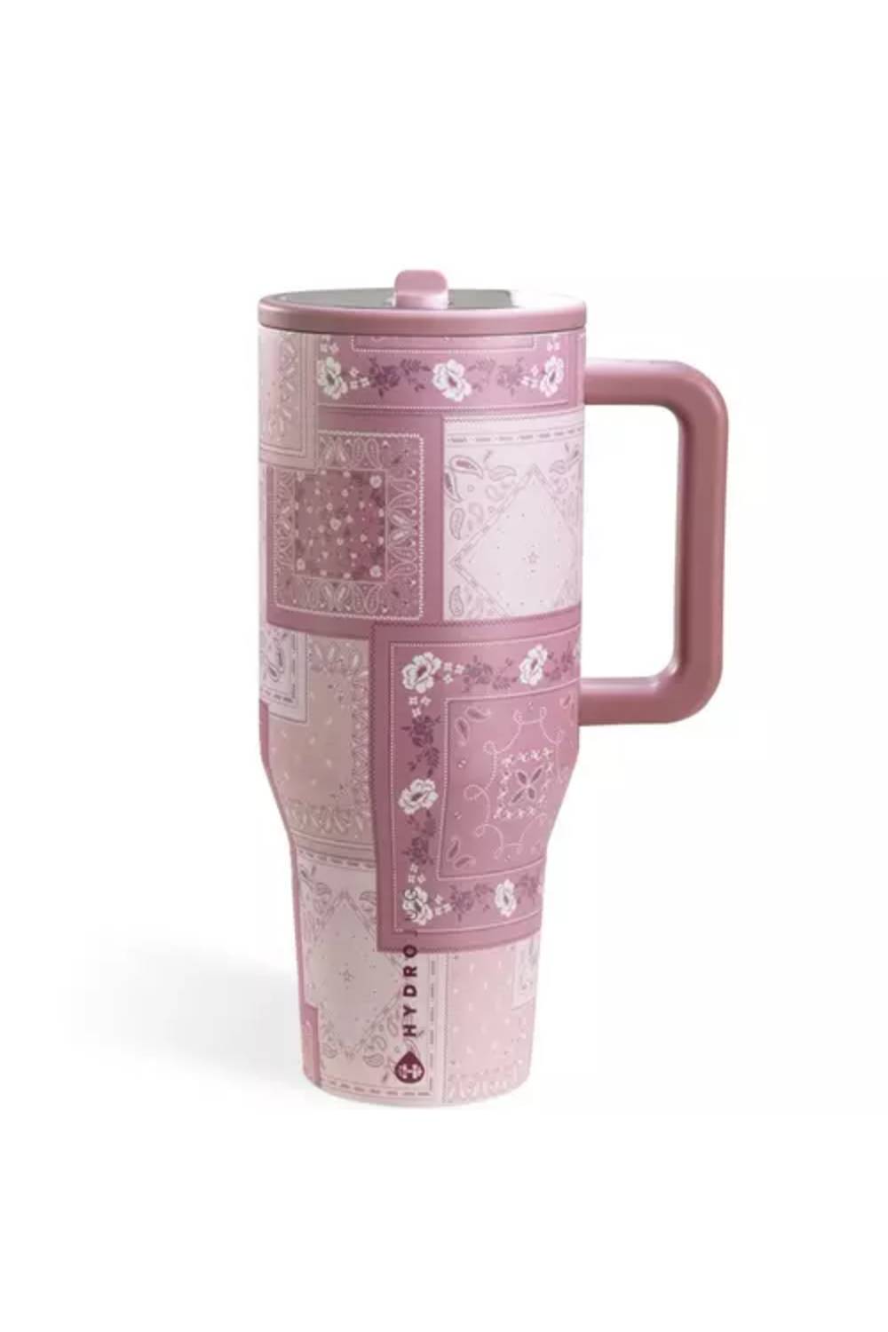 HydroJug Traveler 40 oz Tumbler in Bandana | PINK-840494403099