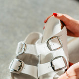 Birkenstock Arizona Big Buckle Sandals for Women in White