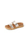 gold shoe two straps