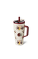 floral brumate tumbler on white background