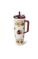 floral brumate tumbler on white paper