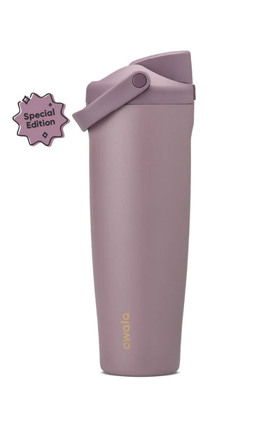 Owala FreeSip Sway 40 oz Stainless Steel Water Bottle in Purple