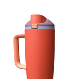 Owala FreeSip Tumbler 40 oz Stainless Steel Water Bottle in Terracotta Sunset