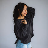 Free People We The Free Total Eclipse Tee for Women in Black