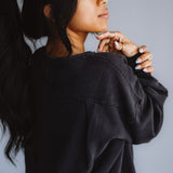 Free People We The Free Total Eclipse Tee for Women in Black