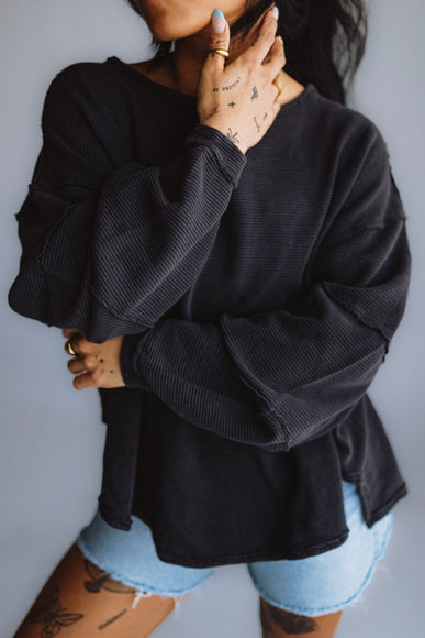 Free People We The Free Total Eclipse Tee for Women in Black