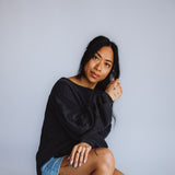 Free People We The Free Total Eclipse Tee for Women in Black