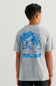 Huk Rodeo Bass T-Shirt for Boys in Grey