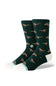 dark green socks with duck pattern HUNTINCREW_A556D25HUN-PINEstancesocks