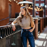 KanCan Danica High Rise Dark Wash Ankle Skinny Jeans for Women