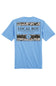 Local Boy Youth Framed Camo T-Shirt in Washed Denim