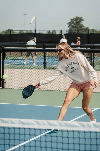 1897 Active Pickleball Sweatshirt for Women in Cream