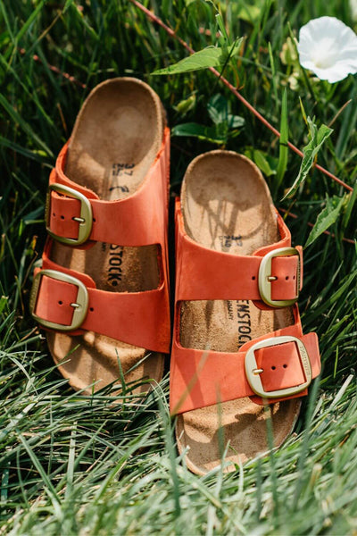 Birkenstock Arizona Big Buckle Sandals for Women in Mars Red