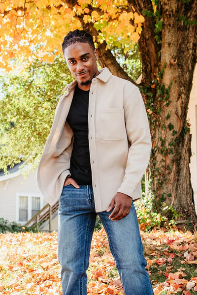 1897 Original Heavy Shacket for Men in Cream