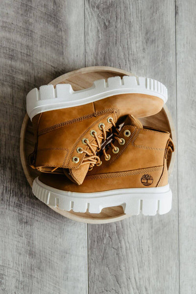 Timberland Greyfield Leather Booties for Women in Brown