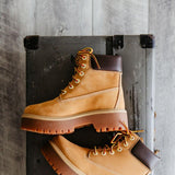 Timberland Stone Street Combat Booties for Women in Brown