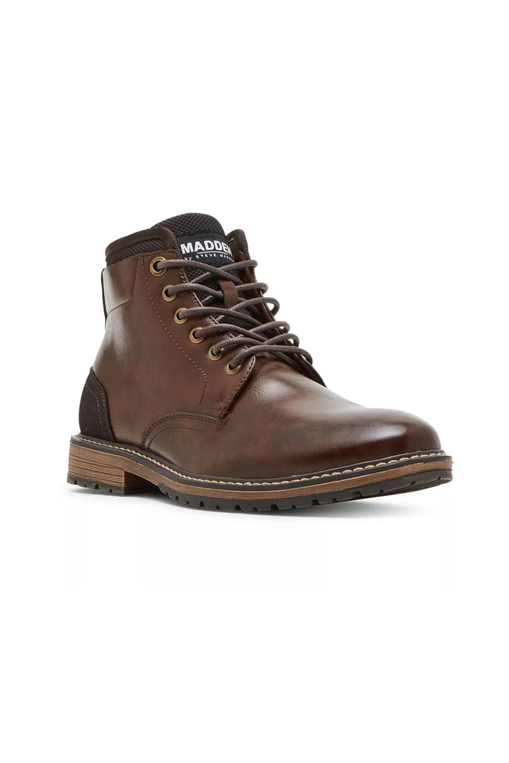 Steve Madden Mtrenter Men's Boots Brown : 11 D - Medium, Synthetic Steve Madden Mtrenter Men's Boots Brown : 11 D - Medium, Synthetic