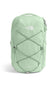 A light mint green The North Face Jersey backpack with crisscross bungee cords on the front, shown against a plain white background.