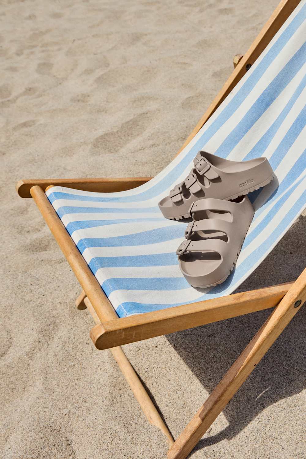 Papillo by Birkenstock Florida EVA Flex Platform Sandals in Grey