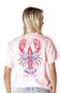 Simply Southern Lobster T-Shirt for Women in Rosy