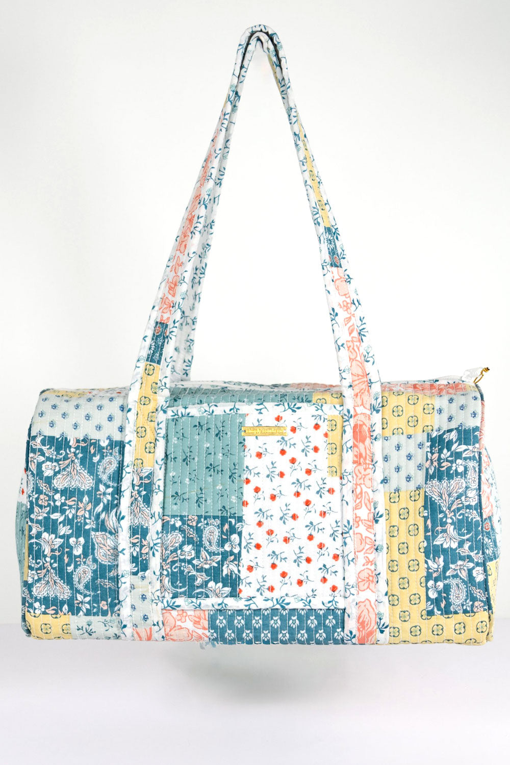 Simply Southern Quilted Duffel Bag for Women in Floral | 0225-BAG