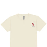 Womens Simply Southern American Lobster T-Shirt for Women in Wisp