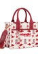 Wrangler Western Print Cowgirl Tote Crossbody Bag for Women in Pink