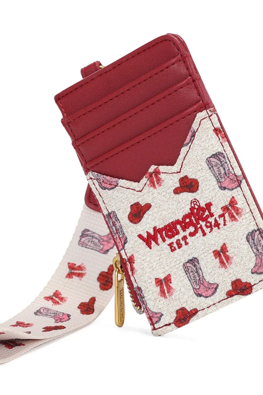 weeekly ウィクリ we play ヨントントレカ ジハン Wrangler Western Print Wallet for Women in Pink | WG524-W005-PK